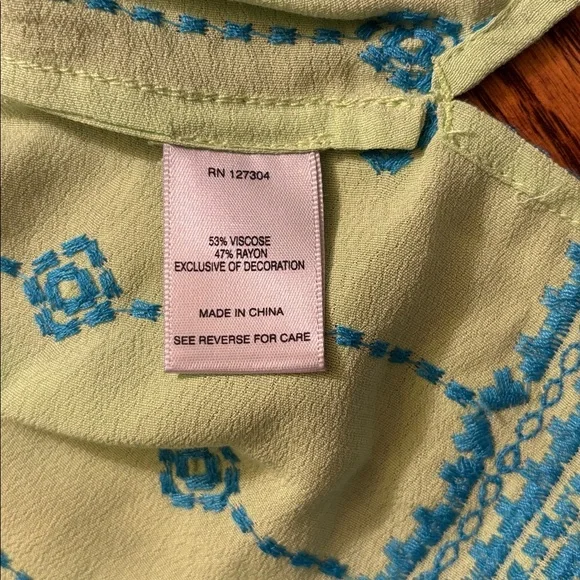 John Mark Multicolored Patchwork Top - Picture 4 of 8